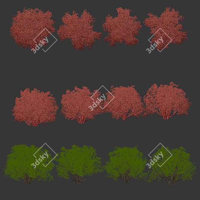 Premium Bush Collection Vol. 191 3D model image 6