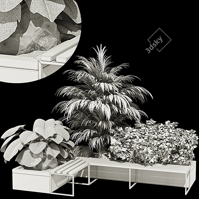 Title: 3D Plant Collection Bundle 3D model image 7