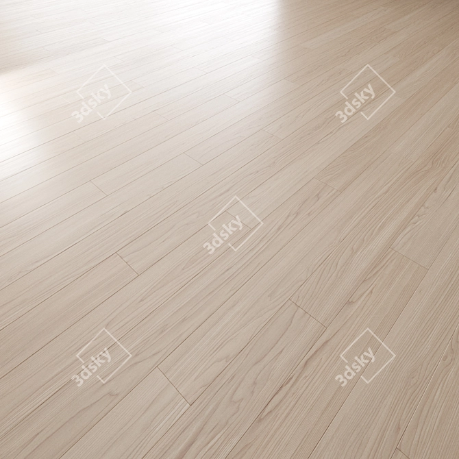 Oak Parquet Flooring Pack 4 Layouts 3D model image 2