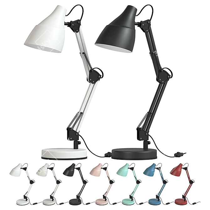 Modern Desk Lamp Camelion KD-331 3D model image 2