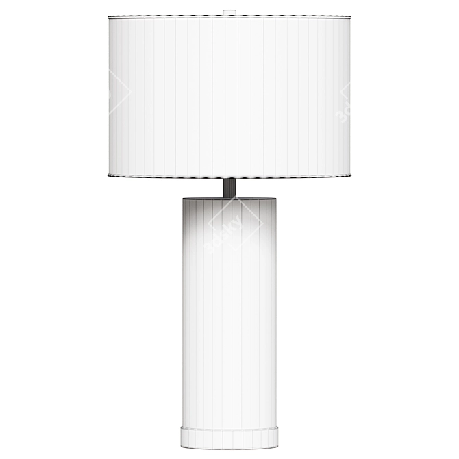  Alabaster Marble Table Lamp 3D model image 2