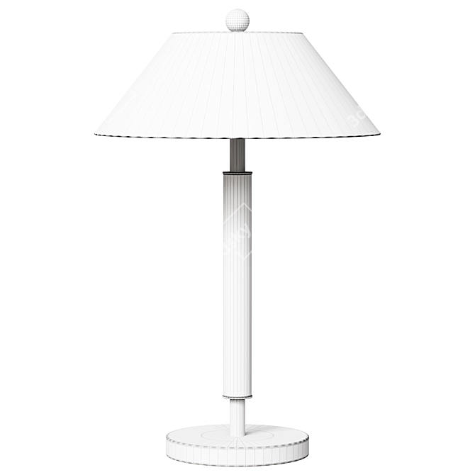  Stylish Future Desk Lamp 3D model image 2