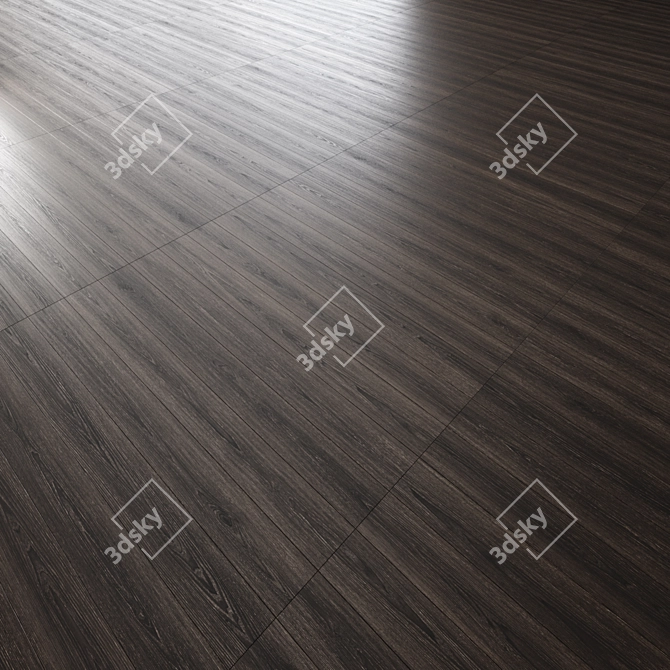 Oak Parquet Floor Texture Pack 3D model image 5