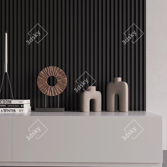 Biocamin Wall Fireplace Design 3D model image 3