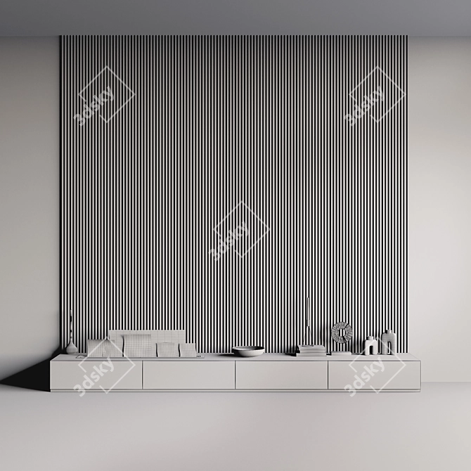 Biocamin Wall Fireplace Design 3D model image 7