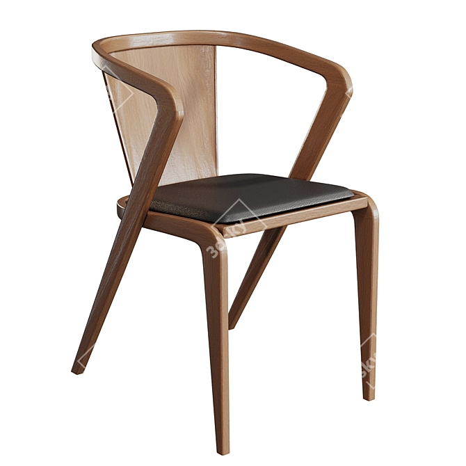 Lusitanian Roots Dining Chair 3D model image 1