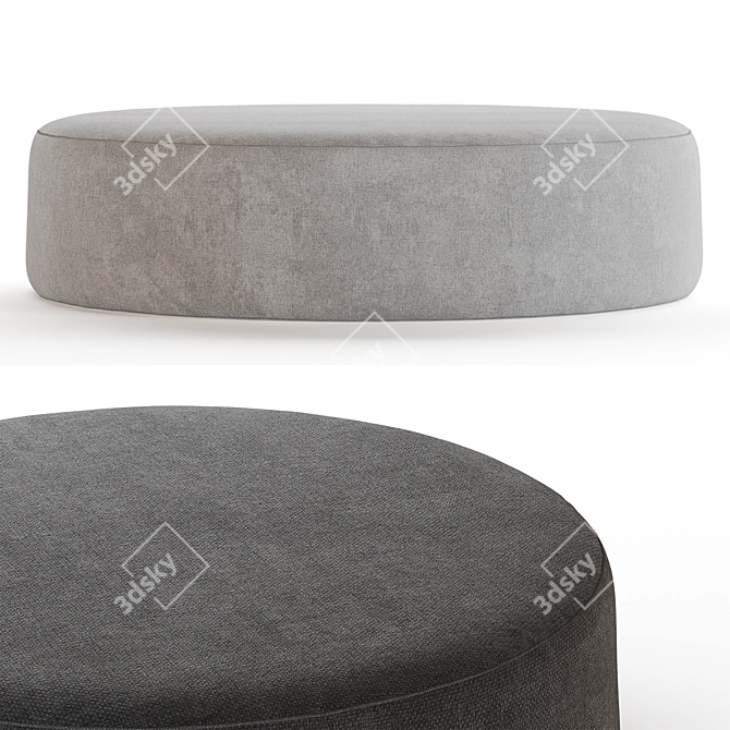 WoodFans Pouf Ottoman 3D model image 3