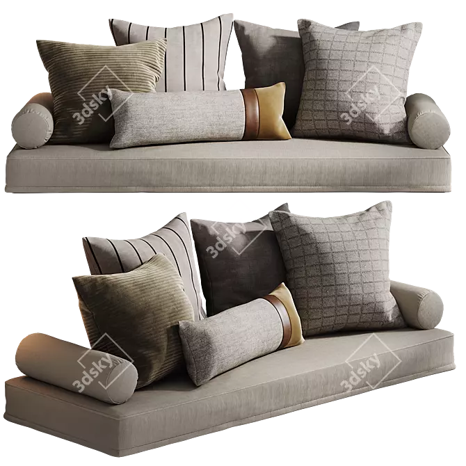  Modern Lounge Cushion Set 3D model image 1