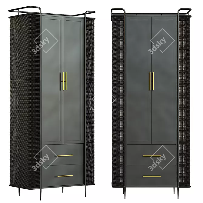 Kare Design Cabinet Fence "Barrier 3D model image 1