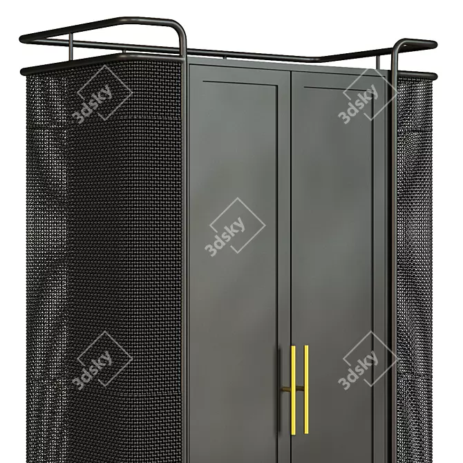 Kare Design Cabinet Fence "Barrier 3D model image 2