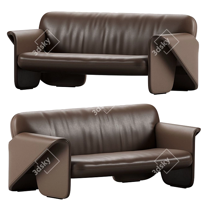 Modern De Sede Sofa Replica 3D model image 1