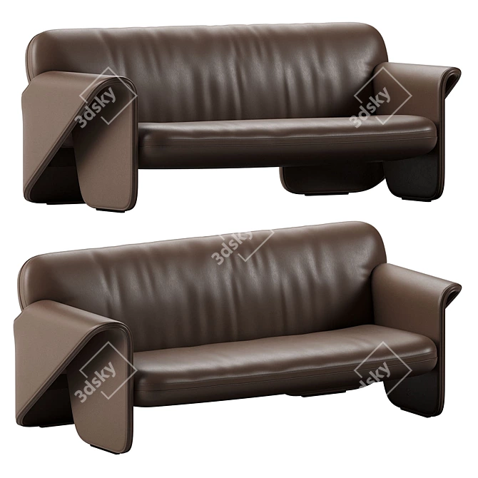 Modern De Sede Sofa Replica 3D model image 2