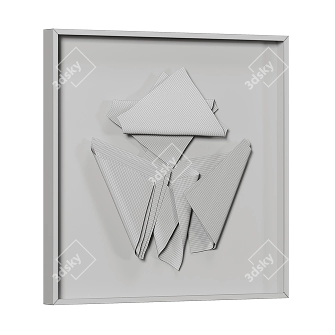 3D Wall Art Panel 3D model image 2