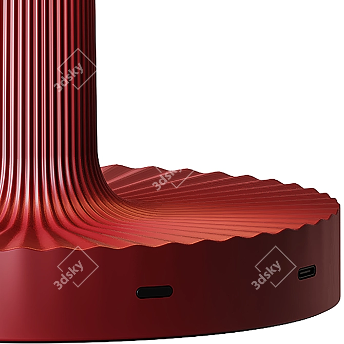 Cordless LED Table Lamp Display 3D model image 4