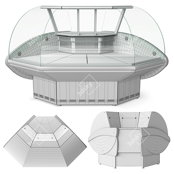  "Ilet" Corner Refrigerated Display 3D model image 2