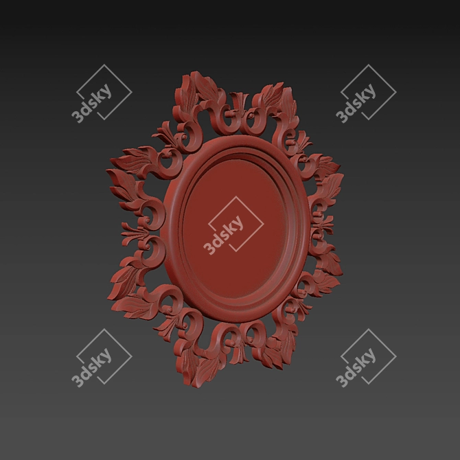 Designer Ornament 3D Model Kit 3D model image 6