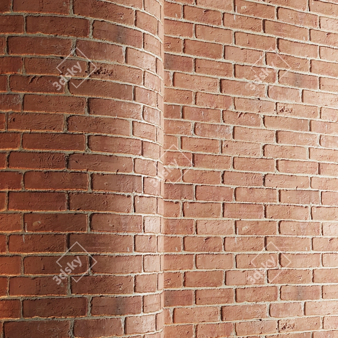  Seamless Brick Texture Pack 8 Variants 3D model image 2