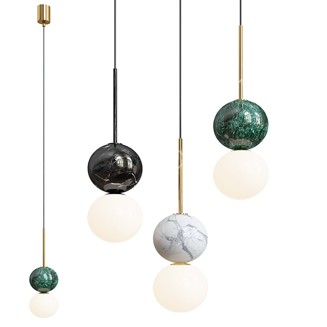 Field Aromas Pendant Lights 3D model image 3