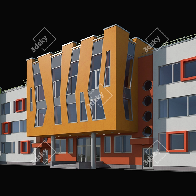 Childcare Center for 280 Children 3D model image 2