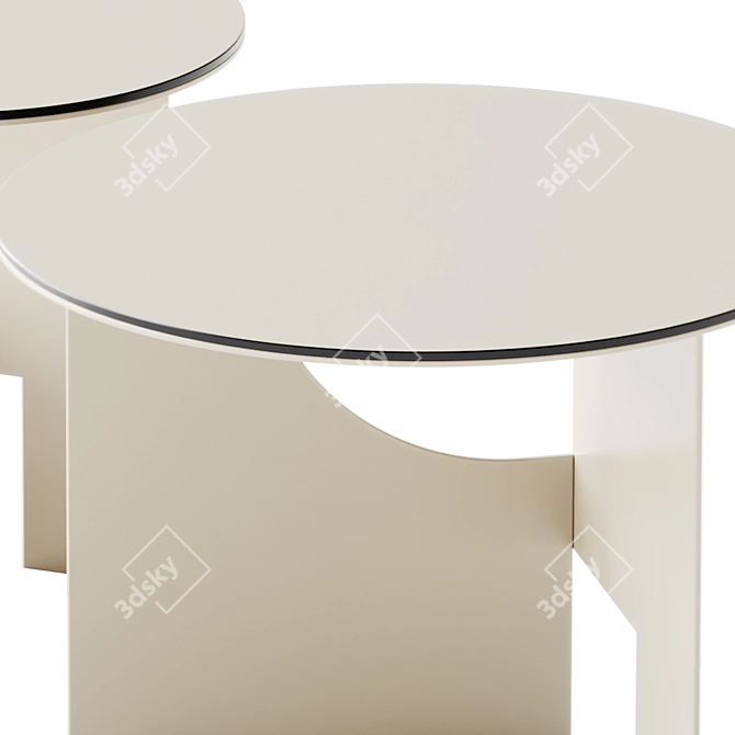 Mondrian Coffee Tables Set 3D model image 4