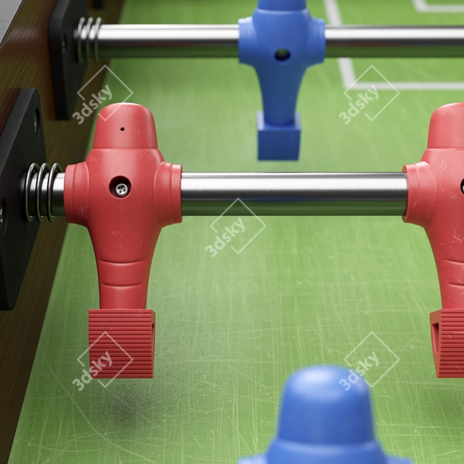 Desperado Table Soccer Game 3D model image 5