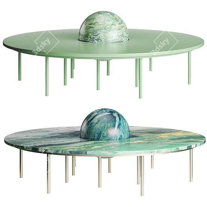 Modern Saturn Table by Six N. Five 3D model image 2