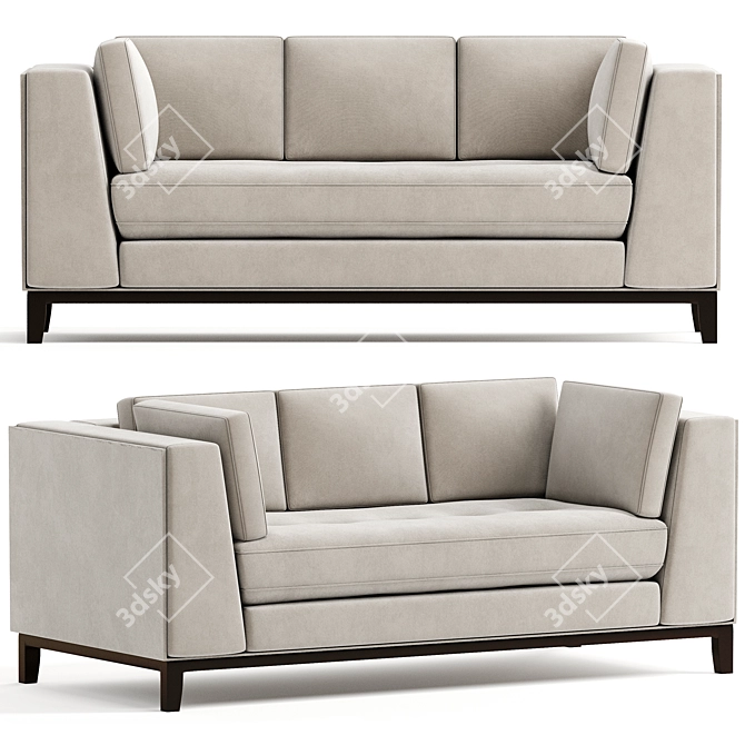 Chic Comfort Bryden Sofa 3D model image 4