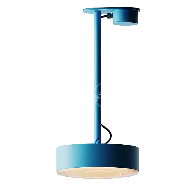 Sleek Radieux Ceiling Lamp 3D model image 4