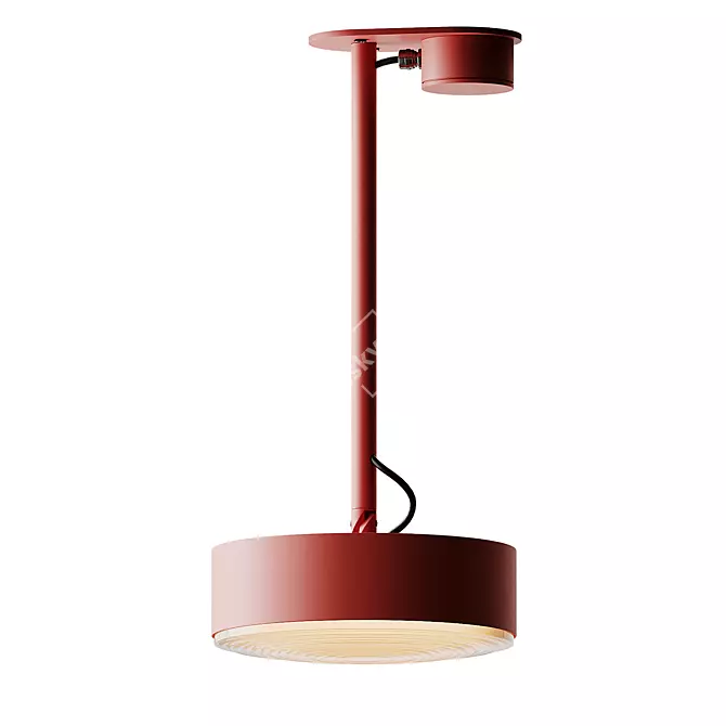 Sleek Radieux Ceiling Lamp 3D model image 5