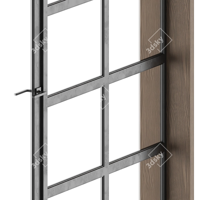 Modern Doors Windows Materials Set 3D model image 6