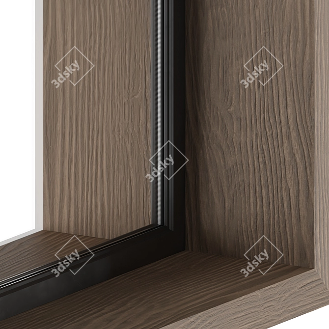 Modern Doors Windows Materials Set 3D model image 7