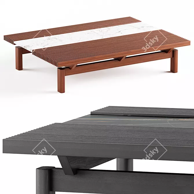 Vibieffe Feel Tavolino Coffee Table 3D model image 1