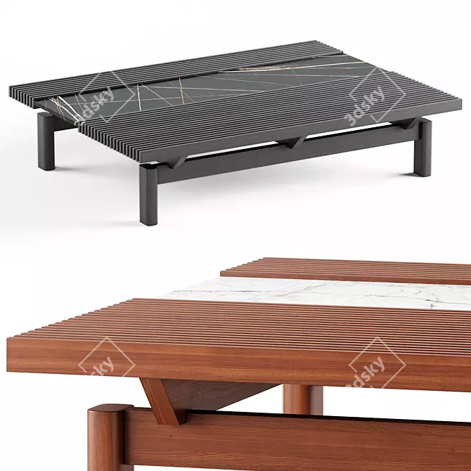 Vibieffe Feel Tavolino Coffee Table 3D model image 2