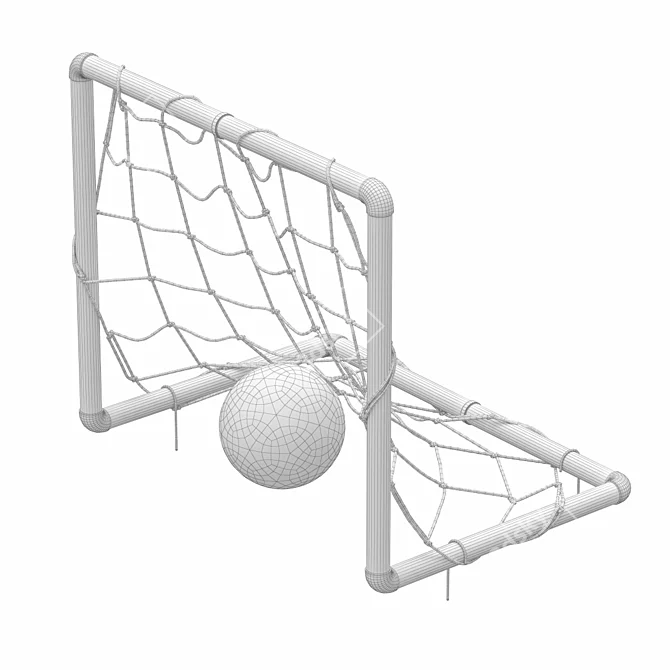 DFC Mini Soccer Goal Set 3D model image 7