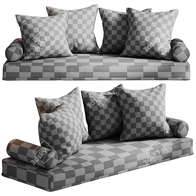 Medicci Cushion Set | Decorative Lounge 3D model image 5