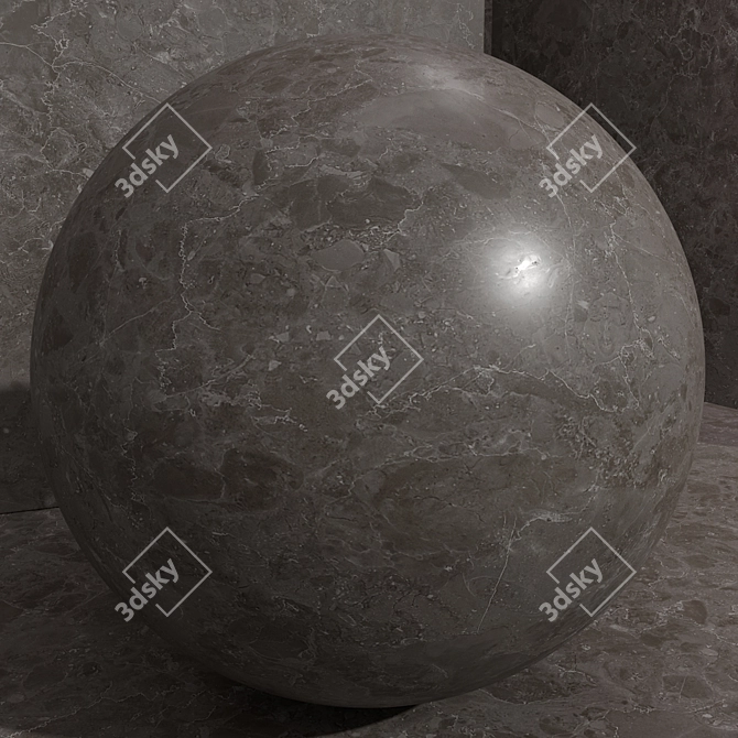 Seamless Stone Box Texture Set 3D model image 2