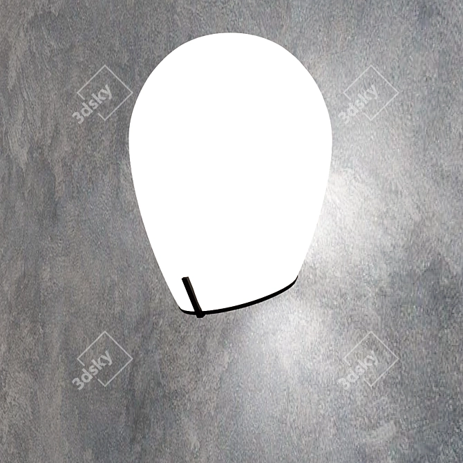 Equilibrio Wall Light MDL066WSNISA 3D model image 2