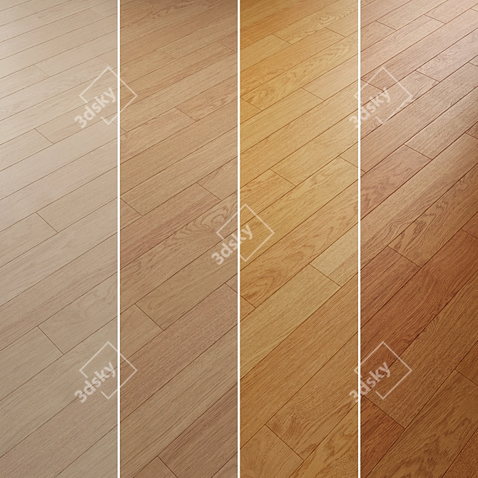 Oak Parquet 087 Bundle 3D model image 4