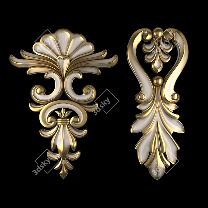 Ornate 3D Max Ornament 56 3D model image 2