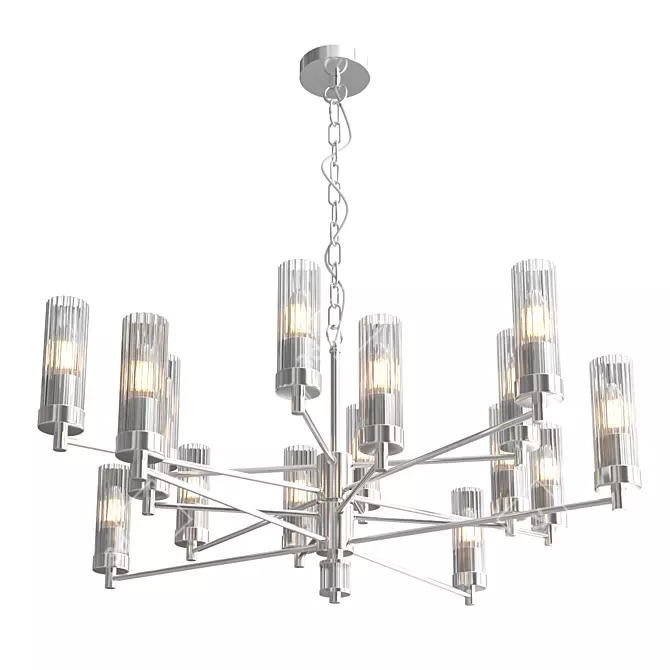 Elegant AESTHETIC Ceiling Light 3D model image 1