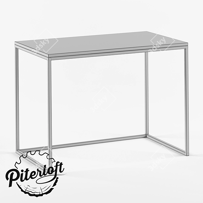 Grimsberi Vork Loft Style Desk 3D model image 2