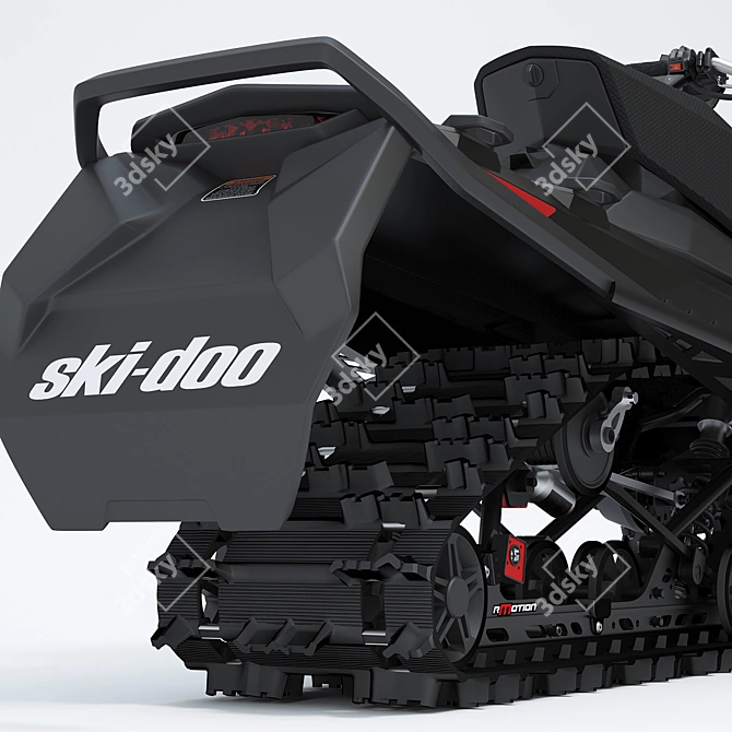 Renegade X-RS Turbo Snowmobile 3D model image 5