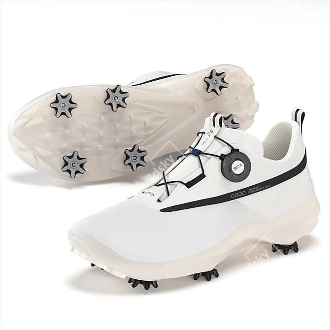 Ecco Golf Shoes 3D Model 3D model image 1