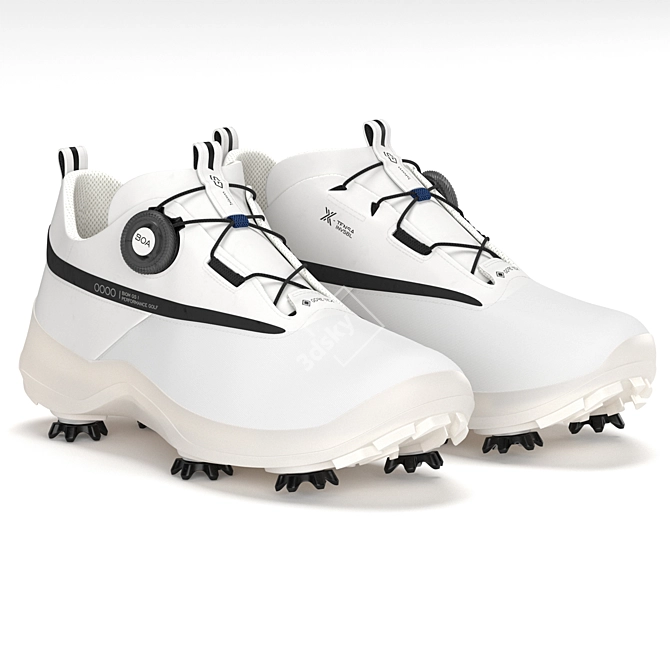 Ecco Golf Shoes 3D Model 3D model image 3