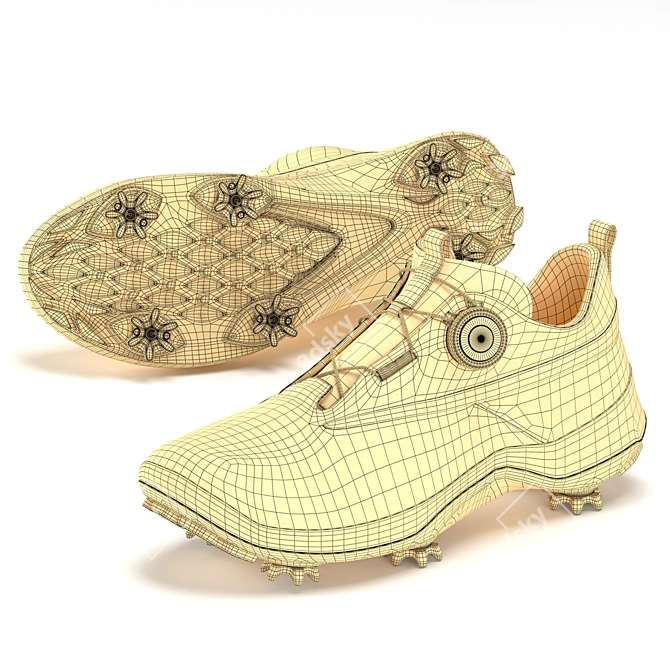 Ecco Golf Shoes 3D Model 3D model image 5