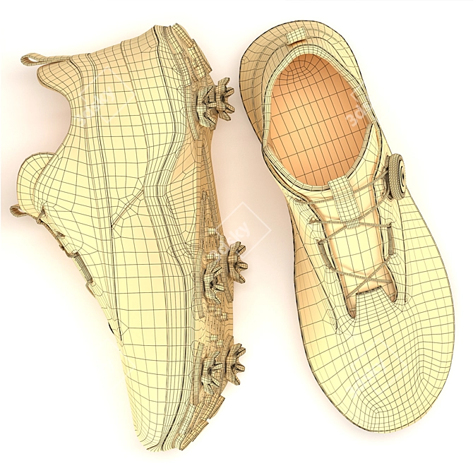 Ecco Golf Shoes 3D Model 3D model image 6