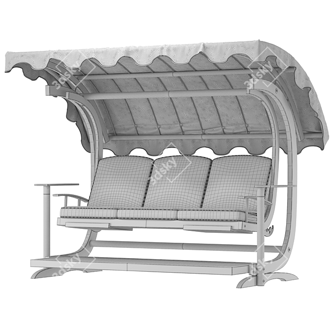 Amor Swing Sofa Sette Garden 3D model image 2