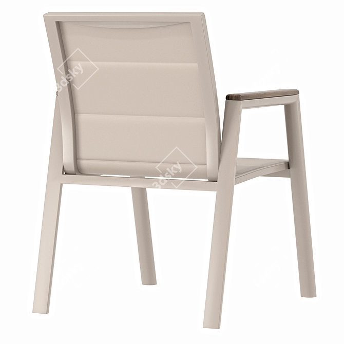 Lora Garden Chair, Elegant Design 3D model image 2