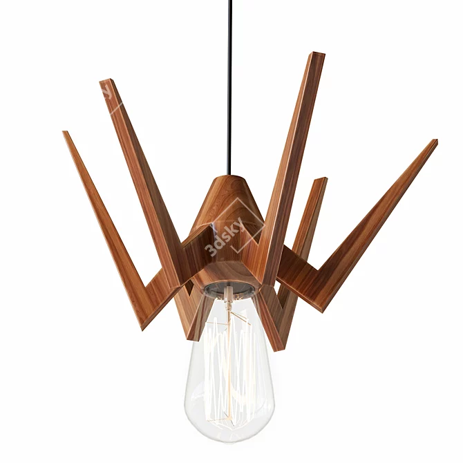 Spider Lamp: AROUNDtheTREE Design 3D model image 2