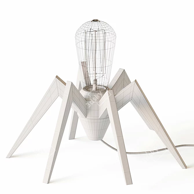 Spider Lamp: AROUNDtheTREE Design 3D model image 3